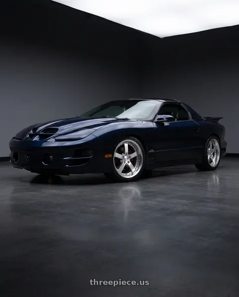 1999 Pontiac Firebird Trans Am with Work Equip E05 5x120.65 19x10.5+59 o disk Feinheit Silver 2 wheels