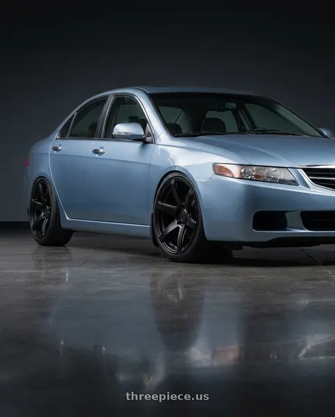 2005 Acura TSX with Enkei Cyclone 6x135 18x9+12 Matte Black wheels
