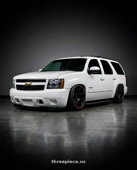 2011 Chevrolet Tahoe with Gram Lights 57Trans-X Rev Limit Edition 6x139.7 20x9.5+25 wheels