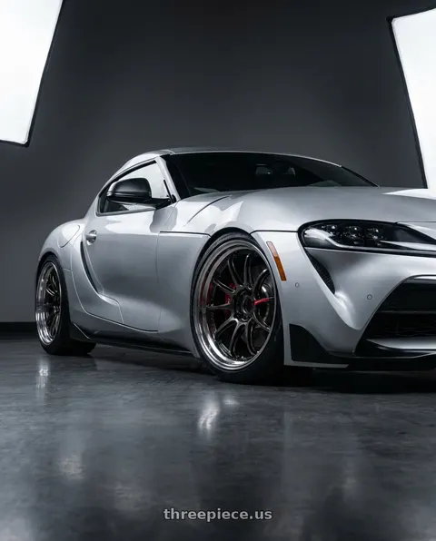 2020 Toyota GR Supra Premium with Work Zr10 2P 5x112 20x11.0 +38 Glim Black wheels