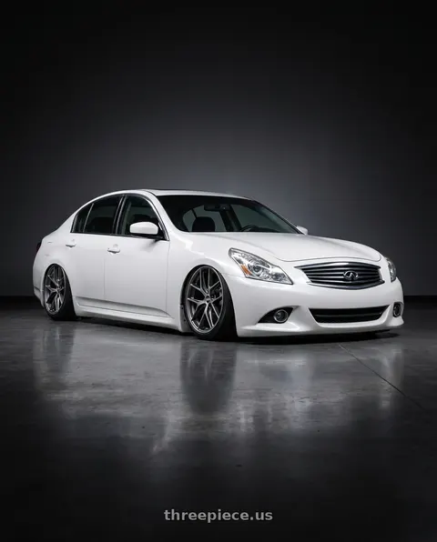 2012 INFINITI G37 with BBS CC-R 5x114.3 19x8.5+30 Graphite w/ Diamond Cut Face wheels