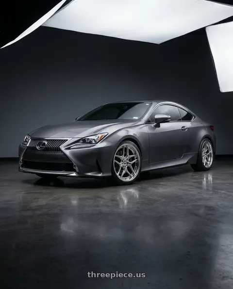 2015 Lexus RC350 with ESR Wheels CS15.2 5x114.3 19x8.5 +35 Vacuum Chrome wheels