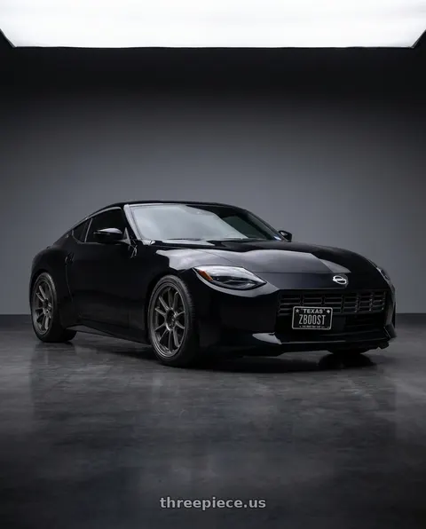 2024 Nissan Z with Konig Hypergram 5X114.3 19x9.5+25 Matte Grey Flow Formed wheels