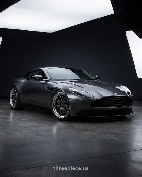 2019 Aston Martin DB11 with BBS LM-R 5x120 19x9.5+25 Diamond Black wheels
