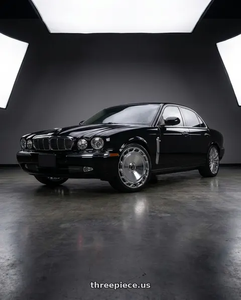 2008 Jaguar XJ8 with DOLCE LUXURY BIGBOY 6x135 24x10 +20 Chrome wheels