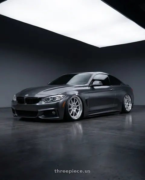 2015 BMW 435i with ESR Wheels CS SERIES CS12 5x108 19x9.5 +35 Hyper Silver wheels