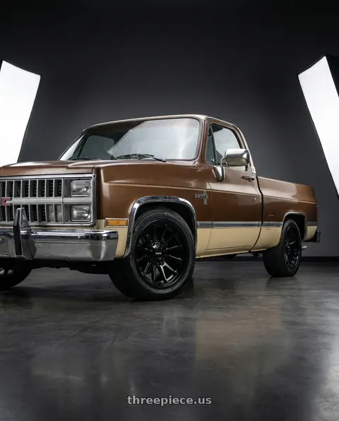 1981 GMC C1500 with Mayhem Intrepid 8116 5x127/5x139.7 18x9-12 Gloss Black wheels