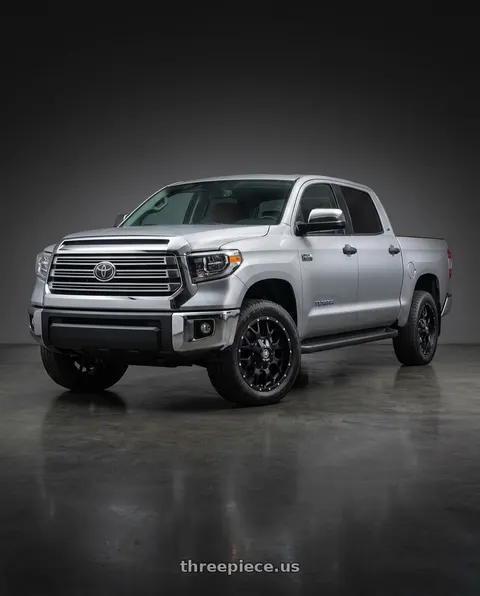 2021 Toyota Tundra 1794 Edition with Mayhem Warrior 8015 5x150/5x139.7 20x9+18 Matte Black wheels