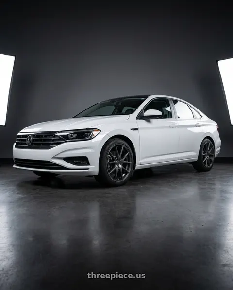 2019 Volkswagen Jetta SEL with TOUREN TR60 3260 5x110/5x115 20x8.5 +40 MATTE GUNMETAL wheels