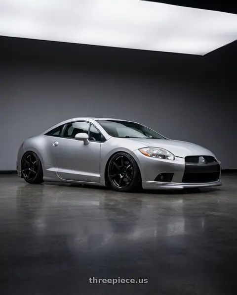 2010 Mitsubishi Eclipse with Advan RGIII 5x114.3 19x9.0+25 Gloss Black wheels