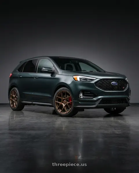 2022 Ford Edge ST with MRR FS1 5x108 20x8.5  +35 Gloss Bronze wheels