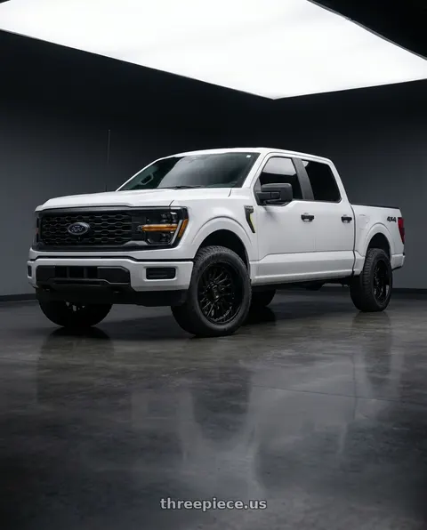 2025 Ford F-150 with Fittipaldi Offroad FA08GB 6X135/6x139.7 20x10 -19 Gloss Black wheels