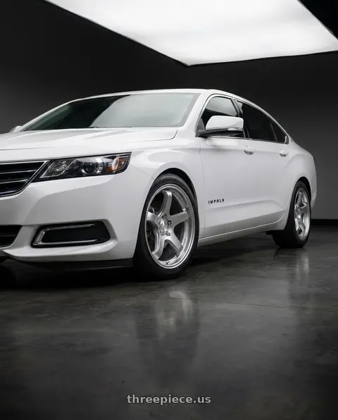 2020 Chevrolet Impala LT with KATANA RACING HR05 5x120 18x8.5 +35 Hyper Silver wheels