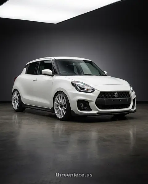 2024 Suzuki Swift Sport with Rotiform 1PC R170 DTM 5X108/5X114.3 17X8 +40 SILVER wheels