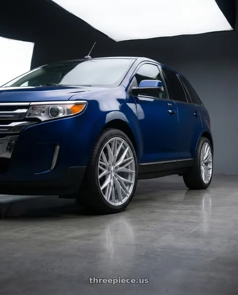 2012 Ford Edge Limited with AXE WHEELS EX55 5x114 22x9 +25 Silver wheels