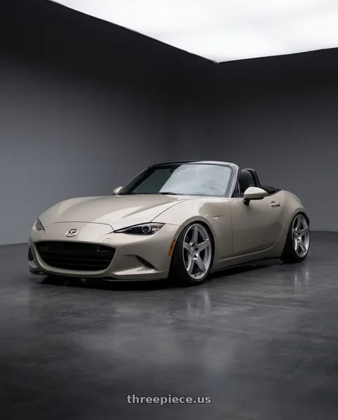 2021 Mazda MX-5 Miata with Ssr Gtv01 5x114.3 17x7+42  GLARE SILVER wheels