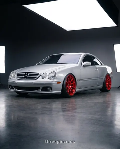 2006 Mercedes-Benz CL500 with Advan Racing RSII 5x130 20x11.0 +51 RACING RED wheels