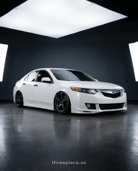 2013 Acura TSX with Ssr Gtv01 5x114.3 19x8.5+38  FLAT BLACK wheels