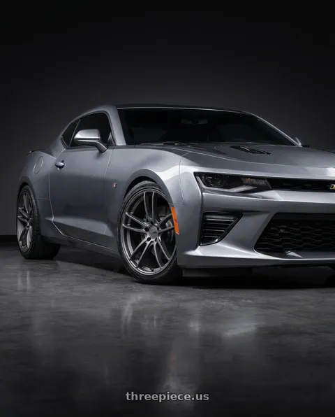 2019 Chevrolet Camaro SS with American Racing AR941 MACH FIVE 5X120 20X10 +22 GRAPHITE wheels