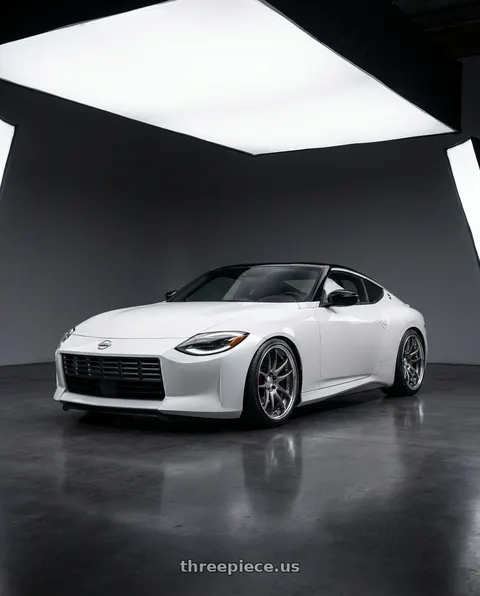 2024 Nissan Z Performance with Work Cr 2P 5x114.3 19x10.5 +12 GT Silver wheels