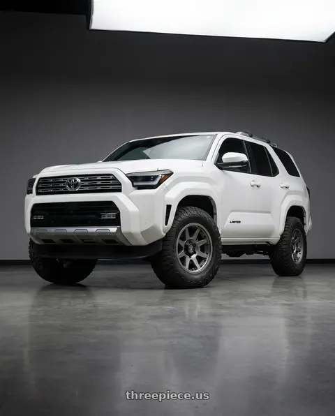 2026 Toyota 4Runner with Icon Alloys REBOUND PRO 5x150 17x8.5+25 TITANIUM wheels
