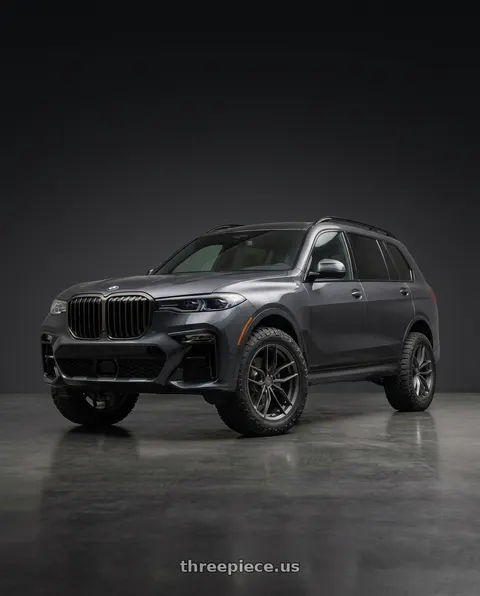 2024 BMW X7 M60i with Niche 1PC M204 VOSSO 5X112 20X11 +35 MATTE ANTHRACITE wheels