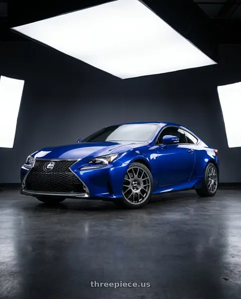 2015 Lexus RC350 with BBS CO 5x112 18x8 +44 Titanium wheels