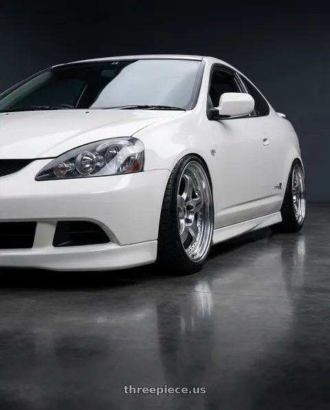 2005 Honda Integra type R with Work Meister S1 3P 5x114.3 17x9+41 A Disk Bright Buff Finish wheels