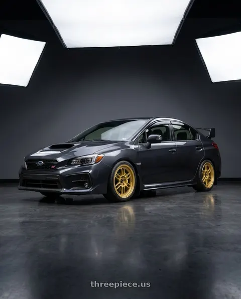 2018 Subaru WRX Premium with Enkei RPF1 5x114.3 17x9+45 Gold wheels
