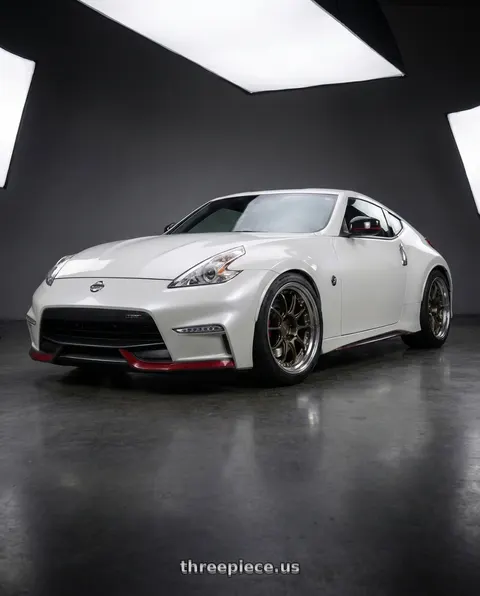 2010 Nissan 370Z 40th Anniversary Edition with SSR Professor SP5 5x114.3 19X9+19 HP Disk High Metal Bronze wheels