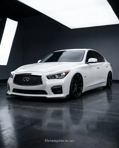 2020 INFINITI Q50 with Forgestar CF10 5x114.3 19x9.5 +29 Gloss Black wheels