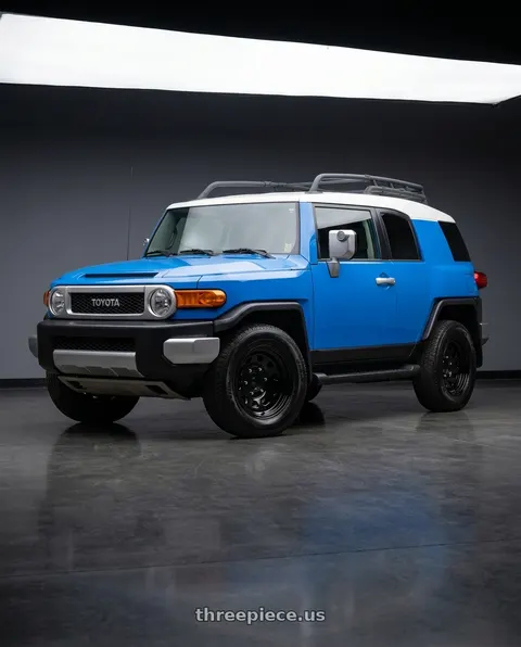 2007 Toyota FJ Cruiser with Vision HD 84H 6x139.7 17x8-12 Gloss Black wheels