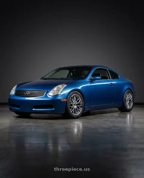 2006 INFINITI G35 with TOUREN TR76 3276 5x114.3 18x8 +35 CHROME wheels