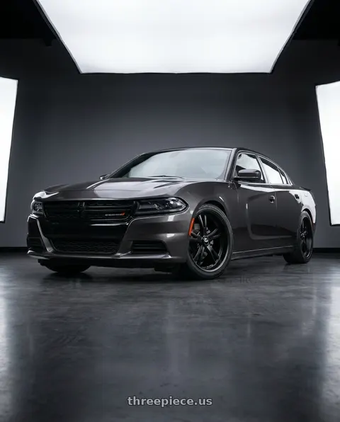 2021 Dodge Charger SXT with Ridler Type 606 5x115 20x9+18 Matte Black wheels