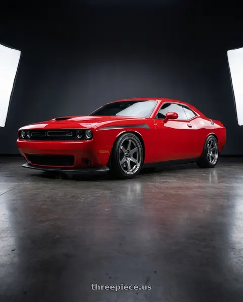 2021 Dodge Challenger GT with Vors TR37 5x115 19x9.5 +22 Hyper Black wheels