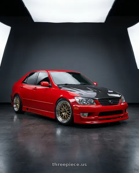 2001 Lexus IS300 with Enkei NT03+M 5x114.3 18x9.5+40 SBC wheels
