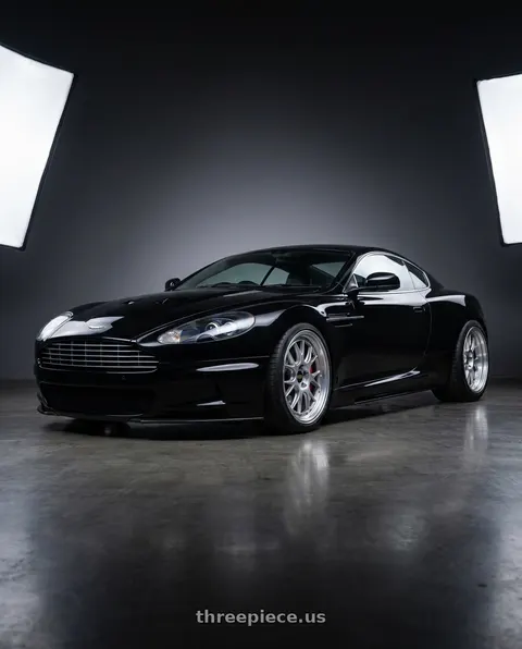 2009 Aston Martin DBS with BBS LM-R 5x114.3 19x8.5+43 Diamond Silver wheels