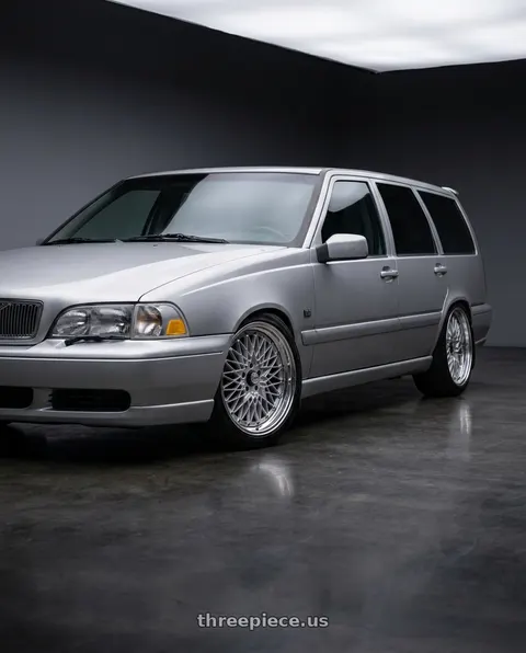 1998 Volvo V70 GLT with SSR Formula MESH 5x108 18X7.5+43 SL Disk Fm Silver wheels