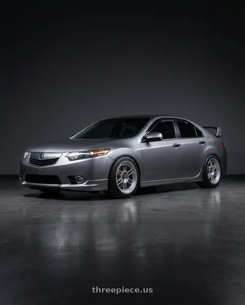 2010 Acura TSX with Enkei RPF1 5x114.3 17x9+22 Silver wheels