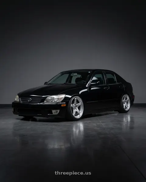 2004 Lexus IS300 with ESR Wheels APX5C 5x114.3 18x9.5 +35 Hyper Silver wheels