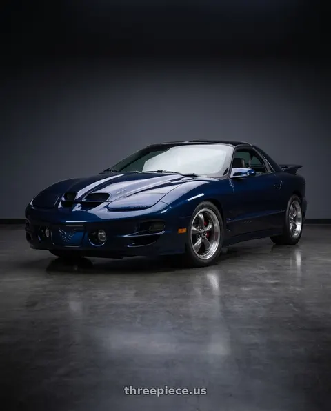 1999 Pontiac Firebird Trans Am with American Racing AR105 TORQ THRUST M 5X120.65 17X9 +45 ANTHRACITE W/ MACHINED LIP wheels