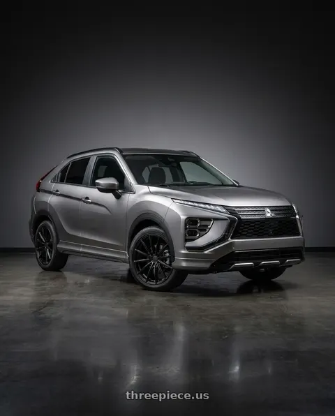 2022 Mitsubishi Eclipse Cross with XO LONDON 5X112 19X10 +42 MATTE BLACK wheels