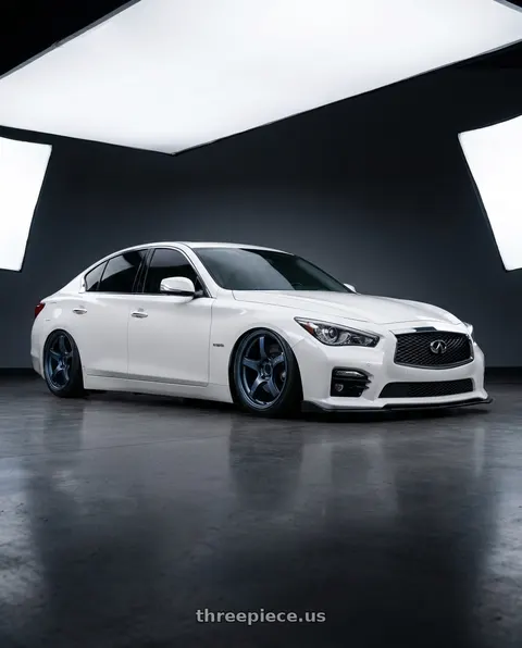 2020 INFINITI Q50 with Gram Lights 57CR 5x114.3 19x9.5+35 Gunblue II wheels