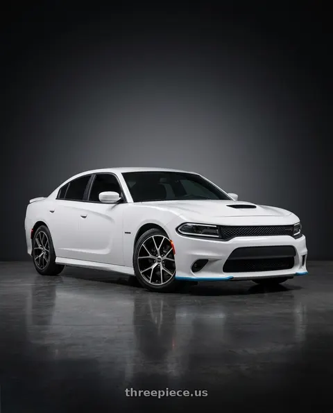 2020 Dodge Charger R/T with V�xx Lumi 5x115 17x8+20 Gloss Black Machined Face wheels