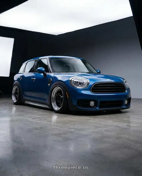 2018 Mini countryman with Work Meister S1 3P 5x100 18x9+48 A Disk Black wheels