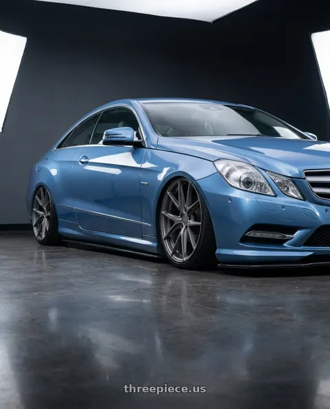 2014 Mercedes-Benz E-Class Coupe C207 with Niche 1PC M116 MISANO 5X112 20X9 +38 MATTE GUN METAL wheels