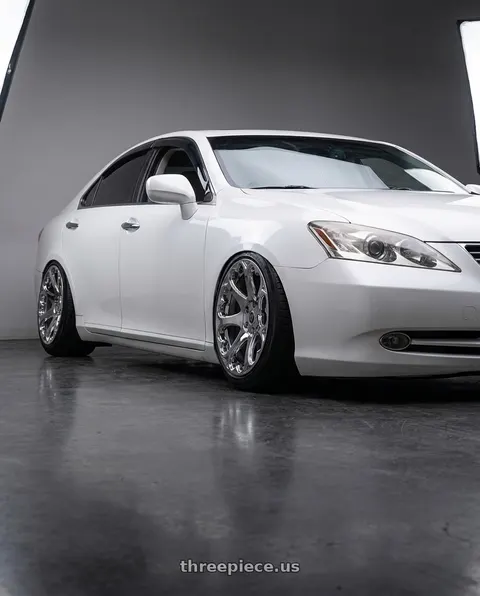 2007 Lexus ES350 with Heritage Wheel KOKORO MonoC 5x114.3 18x8.5 +35 Chrome wheels