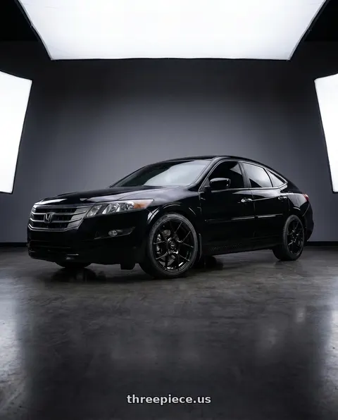 2010 Honda Accord Crosstour with Konig Diverge 5X114.3 19x8.5+43 Gloss Black wheels