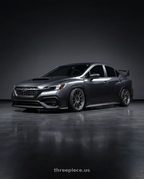 2022 Subaru WRX with Enkei NT03+M 5x114.3 18x9.5+40 Gunmetal wheels