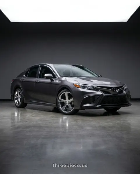 2022 Toyota Camry SE with Cavallo CLV-5 5x114.3 18x8 +35 Nano Chrome wheels